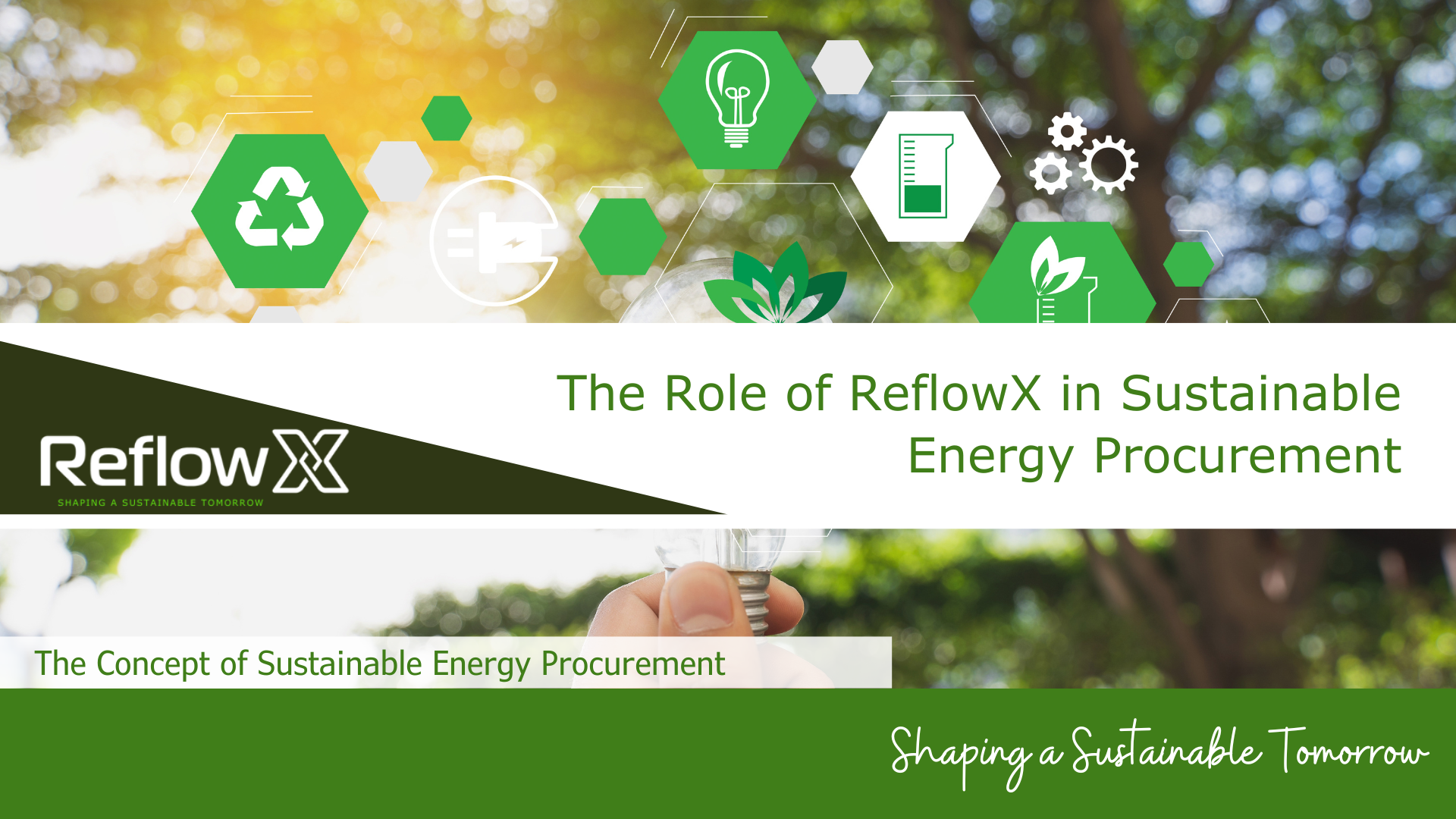 Reflowx role in Sustainable Energy Procurement